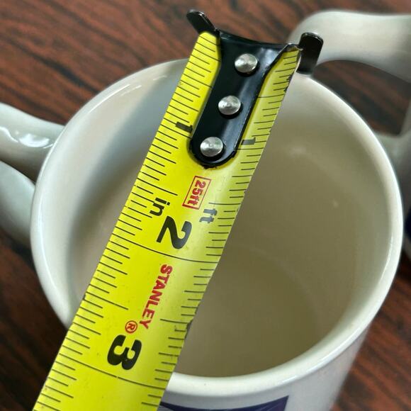 Vintage Morton Salt Mug Set of 4  When It Rains It Pours Advertising Collectible - Picture 11 of 14